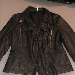 Free People Leather Jacket